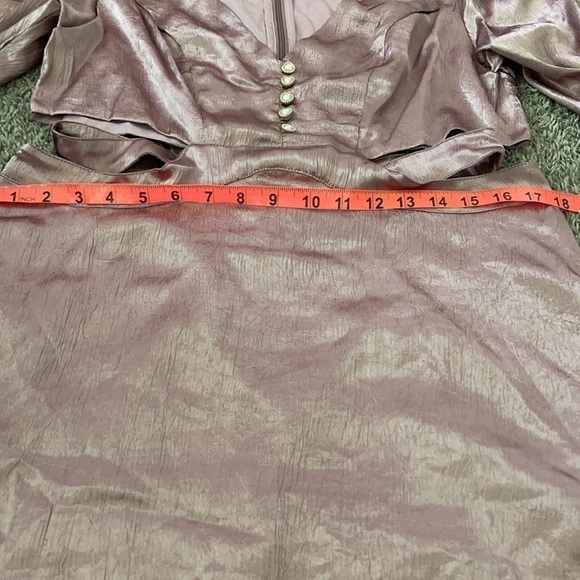 RAHI Luster Champagne Minidress Size XL - Picture 11 of 13